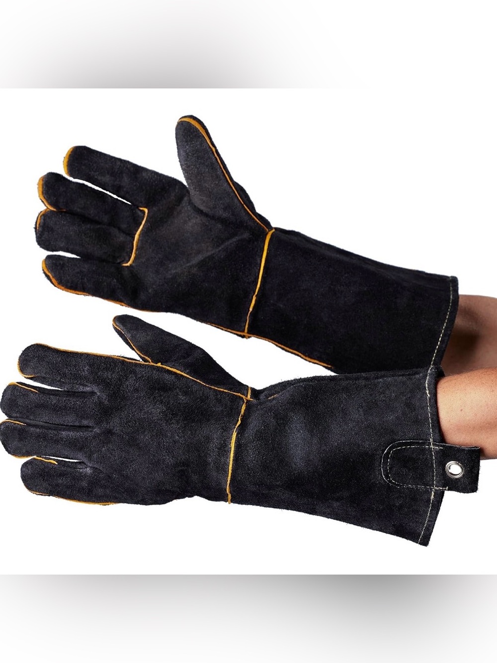 ⭐️NWT⭐️ Mr. Bar-B-Q brand Extra Long Leather BBQ Gloves